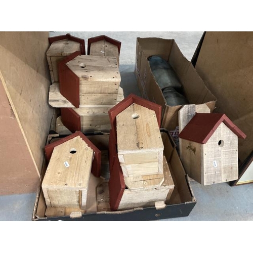 446 - 11 birdboxes of various sizes