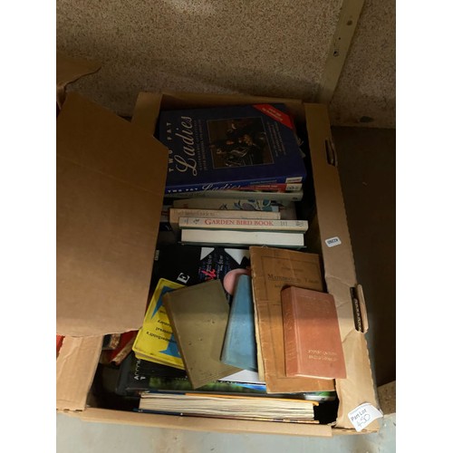 450 - 9 boxes of books including sports, nature, fiction, wine, etc