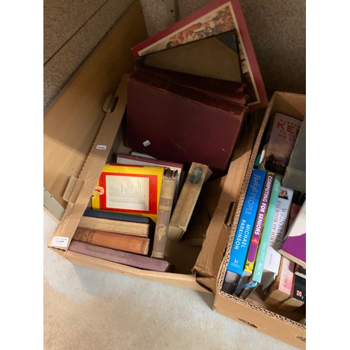 450 - 9 boxes of books including sports, nature, fiction, wine, etc