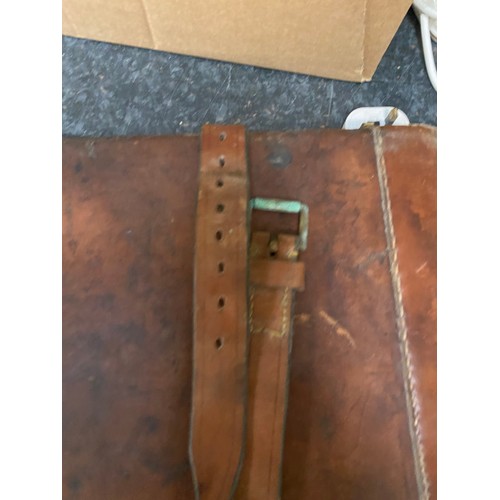 355 - Leather gun case 9H 83W 21D