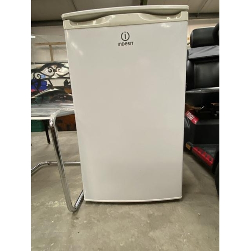 110 - Indesit undercounter fridge 85H 50W 56D