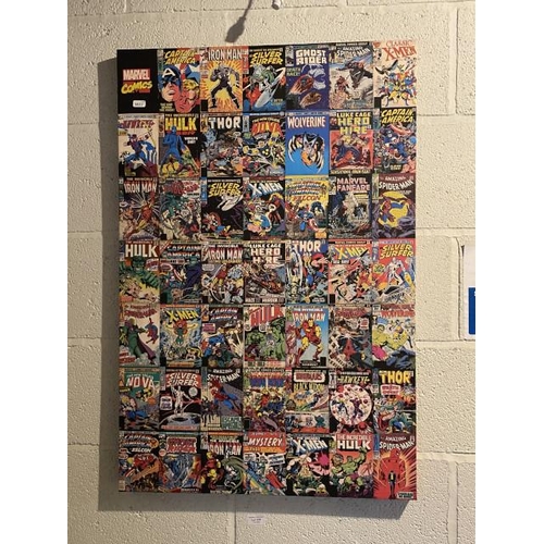 235 - Marvel comics canvas print 60x90cm