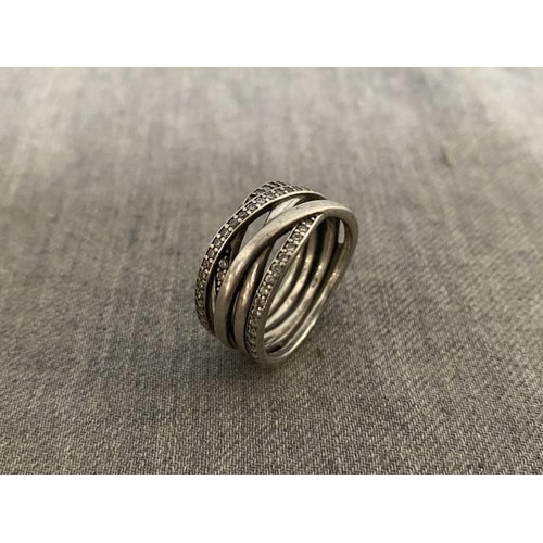 257 - Pandora 925 ALE silver ring (size T)