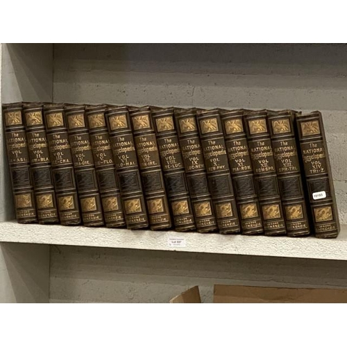 337 - Books; 14 The national encyclopaedias London, Mackenzie