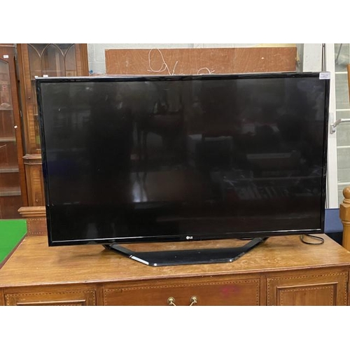 57 - LG 43UH620V TV with power lead (no remote)