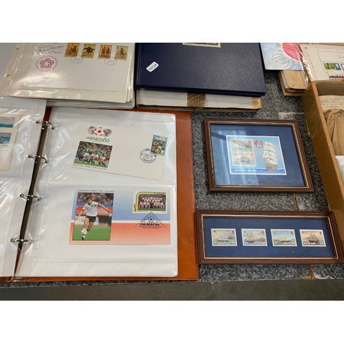 196 - Large collection of first day covers, stamp albums, loose stamps, stamp & FDC collectors books etc. ... 