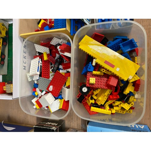 351 - Quantity of playworn Lego including System 376 with box and instructions, Lego train and track with ... 