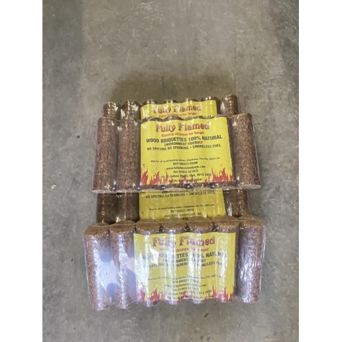 158 - 4 bags of 100% natural briquettes with certificate of analysis results