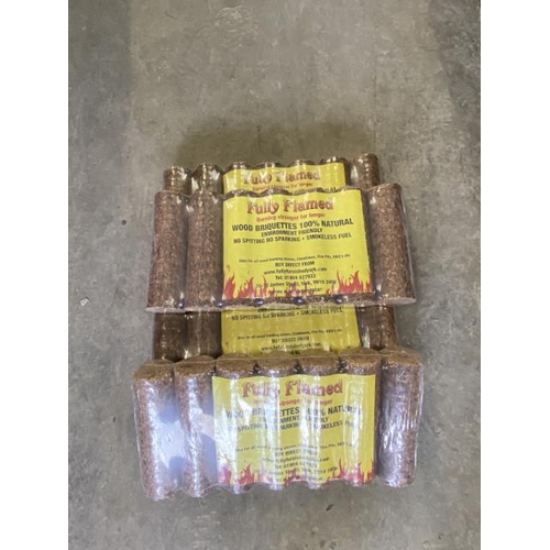 159 - 4 bags of 100% natural briquettes with certificate of analysis results