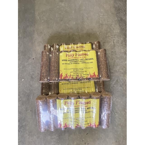 160 - 4 bags of 100% natural briquettes with certificate of analysis results