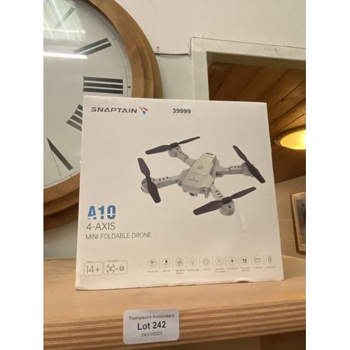 242 - Boxed Snaptain A10 4-axis mini foldable drone NEW