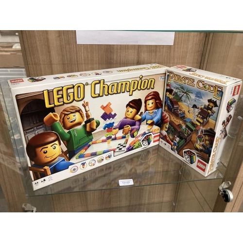 429 - Boxed Lego champion 3861 & boxed Lego Pirate Code 3840 (Unchecked these may not be complete therefor... 