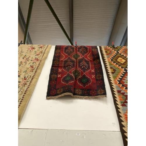 161 - Baluchi rug 134cm x 82cm