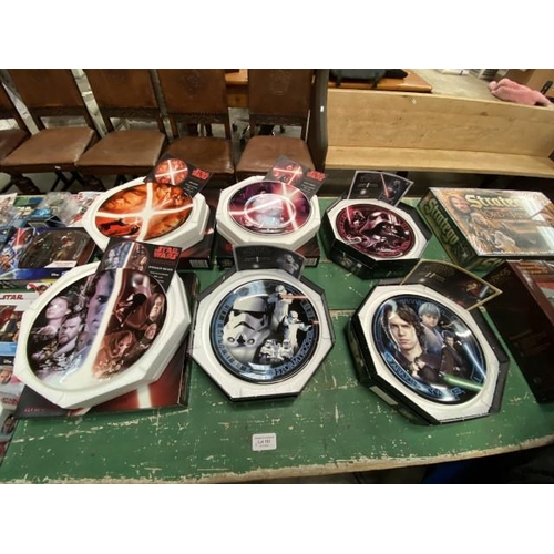 183 - 6 boxed Star Wars limited edition of 3000 collectors plates with certificates: Revenge of the Sith 0... 