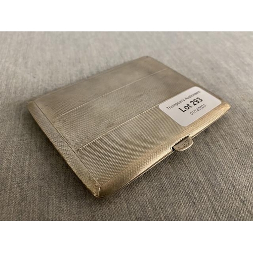 293 - Rothman's Ltd, Birmingham silver cigarette case 115g