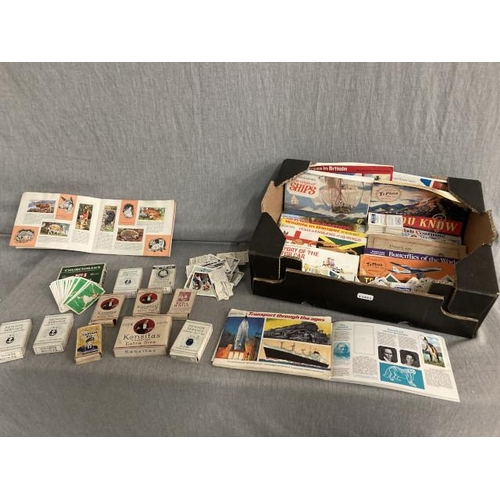 329 - Collection of cigarette cards, Brooke Bond picture cards & tea cards