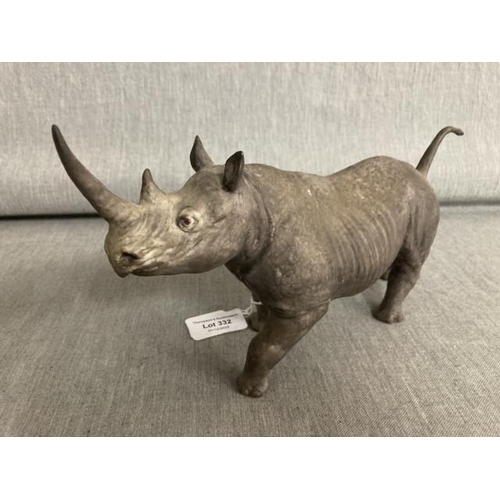 332 - Coalport John Kaposvary Rhino