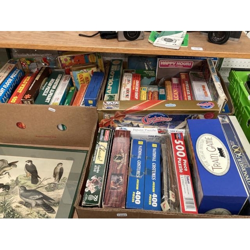 359 - 3 boxes of puzzle's inc. Mr. Men, Christmas, Animal Crackers, Happy Hours, National Costumes etc. (T... 