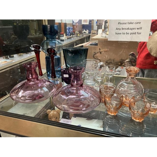 393 - Collection of glassware inc. Webb Corbett 