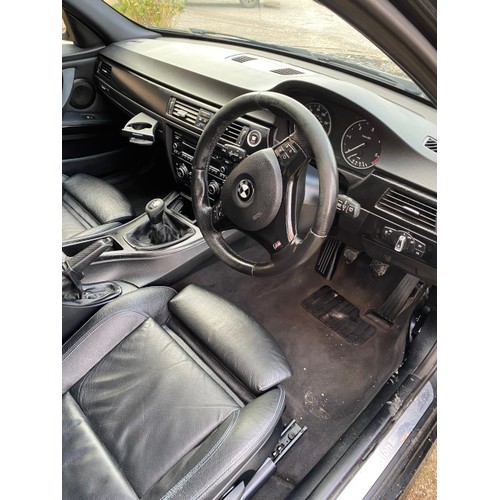 180 - VN60 EKM BMW 320D Sport Plus Edition estate car in black. 5 doors, diesel, 1995CC. Date of first reg... 