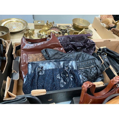 452 - Leather bags including Joshua Taylor, Bill Amberg, Osprey, Azure, Tommy & Kate, Marks & Spencer Limi... 