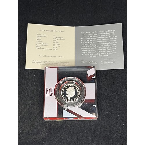 44 - “The Royal Mint” The Who 2021 UK Half-Ounce Silver Proof Coin
Denomination: £1
Issuing Authority: Un... 