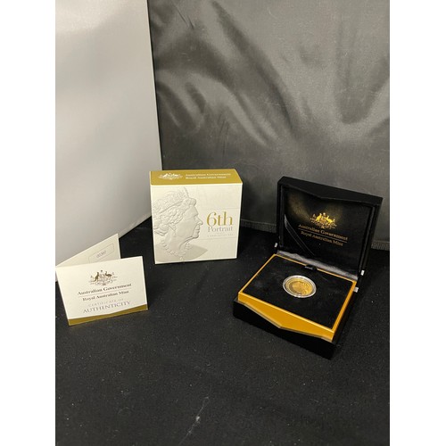 79 - “Royal Australian Mint” The 6th Portrait 2019 $25 Gold Proof Coin
Denomination: $25
Metal: 99.99% Au... 