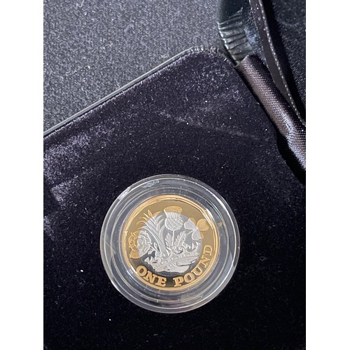 69 - “The Royal Mint” Nations of The Crown 2017 UK £1 Silver Proof Piedfort Coin 
Denomination: £1
Issuin... 