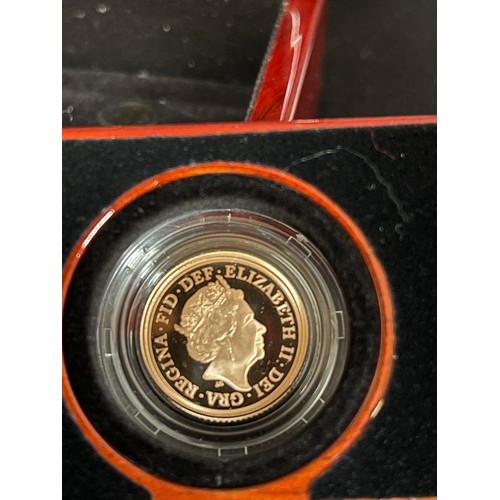 67 - “The Royal Mint” The Half-Sovereign 2018 Gold Proof Coin 
Denomination: The Half-Sovereign 
Issuing ... 