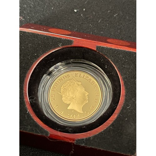 65 - “The Royal Mint” The Britannia 2020 UK Quarter-ounce Gold Proof Coin 
Denomination: £25
Issuing Auth... 