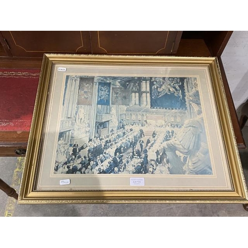 132 - Gilt framed print 