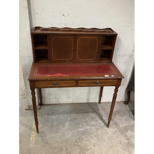 133 - Mahogany ladies writing desk 109H 92W 50D