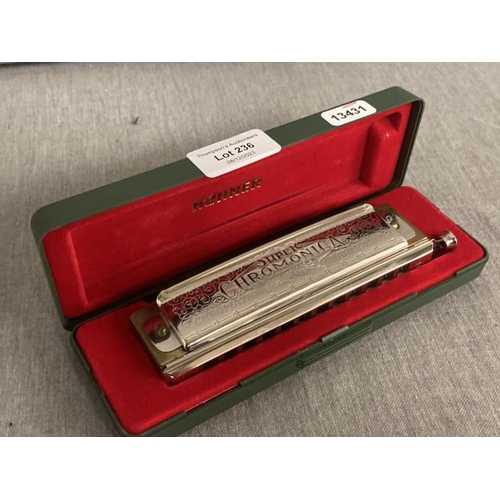 236 - Cased Hohner 