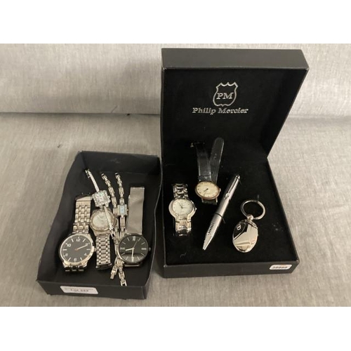 242 - 6 watches inc. Chateau incabloc, Sekonda 5 ATM, ladies Rotary with matching bracelet (LB77810/BR/37)... 