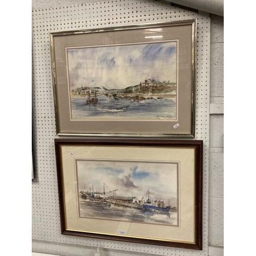 264 - Two watercolours by Michele Tramontana one titled 