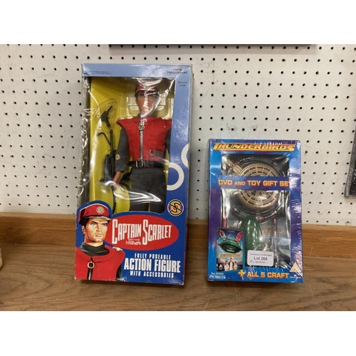 268 - Boxed Vivid Imaginations Captain Scarlet & the Mysterons fully poseable action figure with accessori... 