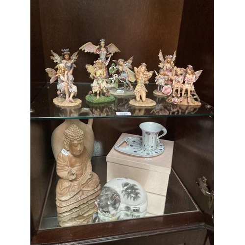 279 - 8 Leonardo Collection fairy figurines by Christine Haworth, boxed Leonardo Collection McIntosh desig... 