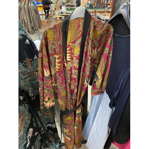 340 - 2 kimonos (1 full length and 1 3/4 length, both free size)