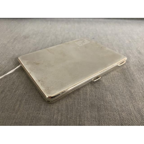 263 - William Neale & Son (from 1890), Birmingham silver cigarette case 184g (Engraved AHO)