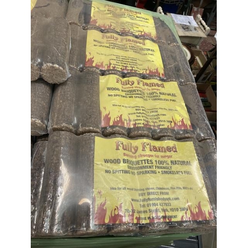 435 - 4 bags of 100% natural briquettes with certificate of analysis results