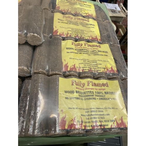 436 - 4 bags of 100% natural briquettes with certificate of analysis results