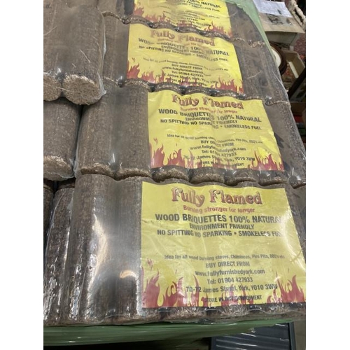 438 - 4 bags of 100% natural briquettes with certificate of analysis results