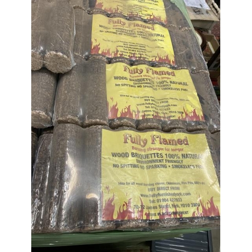 439 - 4 bags of 100% natural briquettes with certificate of analysis results