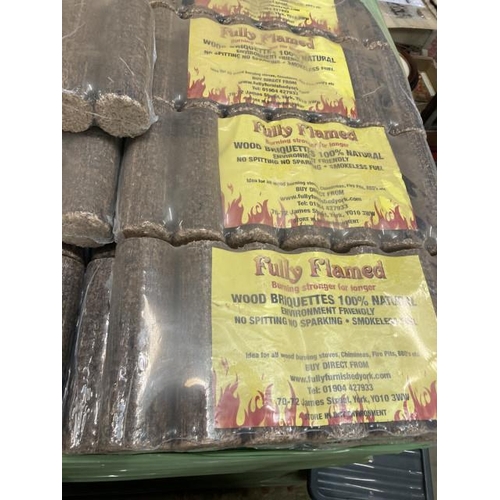 443 - 4 bags of 100% natural briquettes with certificate of analysis results