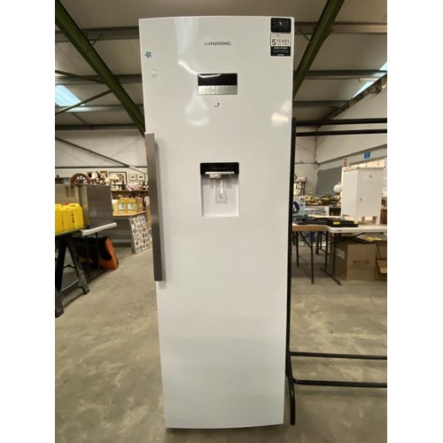 171 - Grundig upright fridge with water dispenser 183H 59W 61D