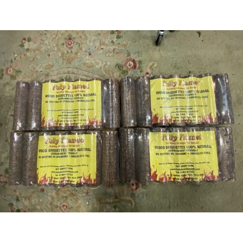 178 - 4 bags of 100% natural briquettes with certificate of analysis results