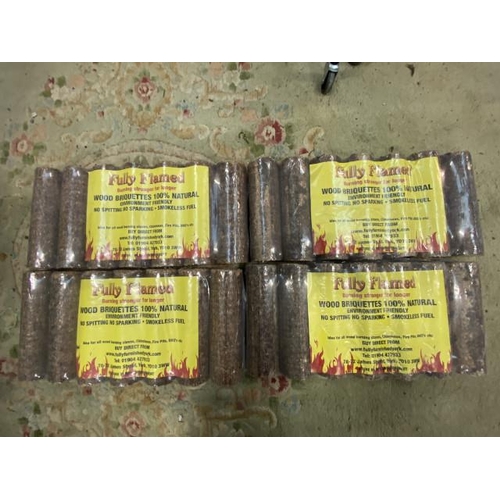 179 - 4 bags of 100% natural briquettes with certificate of analysis results