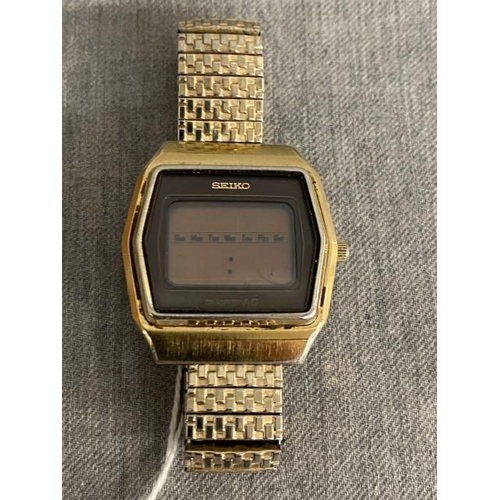 Vintage Seiko 0139-5019 Quartz LC digital watch (as seen)