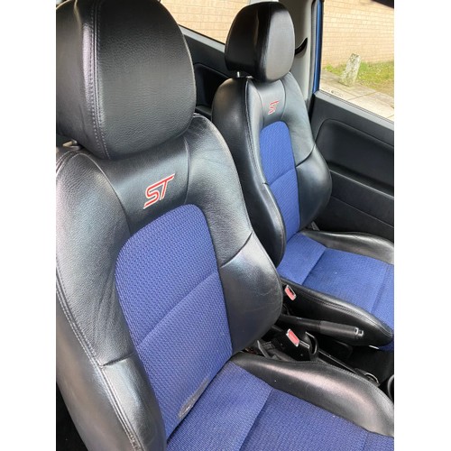 174 - PN58 LXT Ford Fiesta Zetec Blue 80 in blue, 1388CC, petrol, 3 door hatchback, 3 keys. Date of first ... 