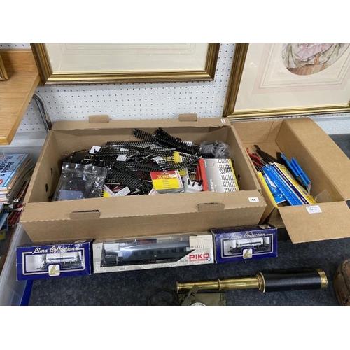 100 - Assorted Hornby 00 Gauge & PECO 'N' Gauge track and accessories in used condition, 2x Lima Collectio... 